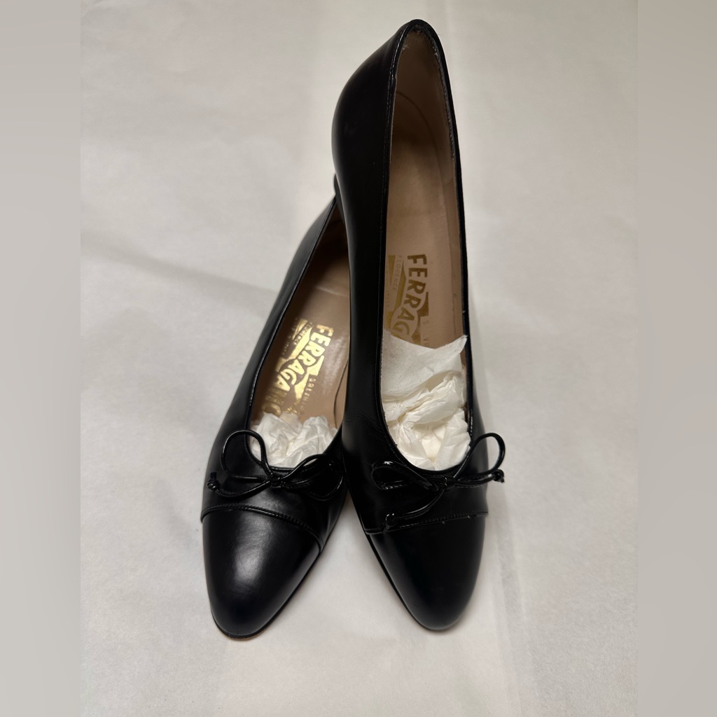 Salvatore Ferragamo Vintage Black Heels